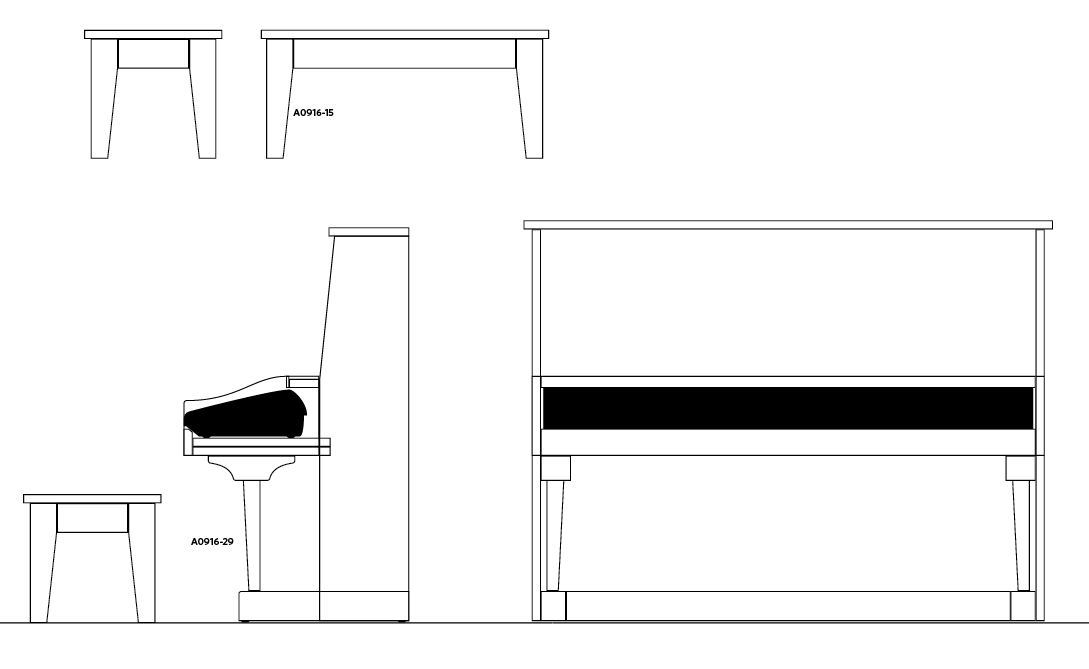 Toddler Piano (Part 1: Plans and Materials) | Brian Nelson